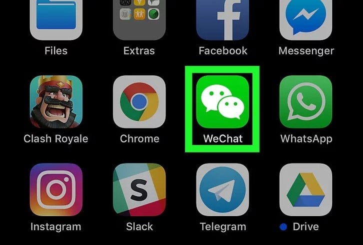 Mở ứng dụng Wechat trên máy của bạn