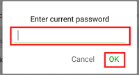Nhập mật khẩu hiện tại của bạn