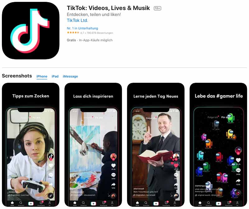 TikTok là một ứng dụng mạng xã hội chia sẻ video ngắn