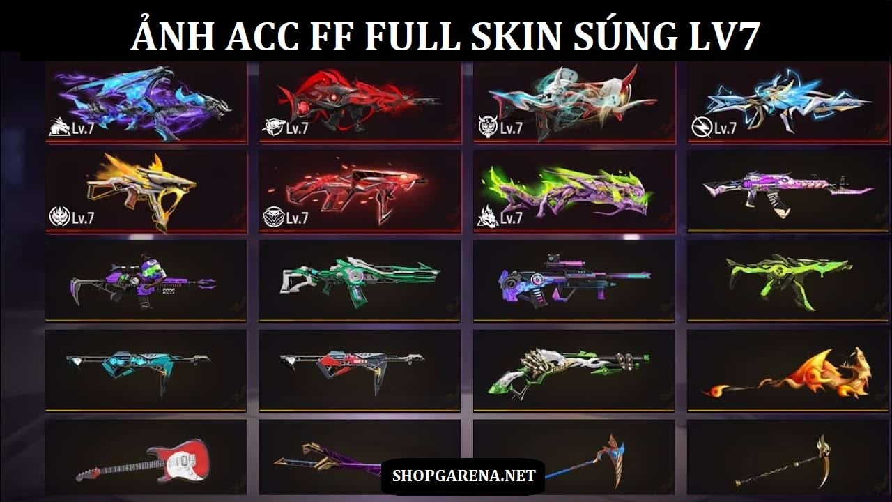 Ảnh ACC FF Full Skin Súng LV7
