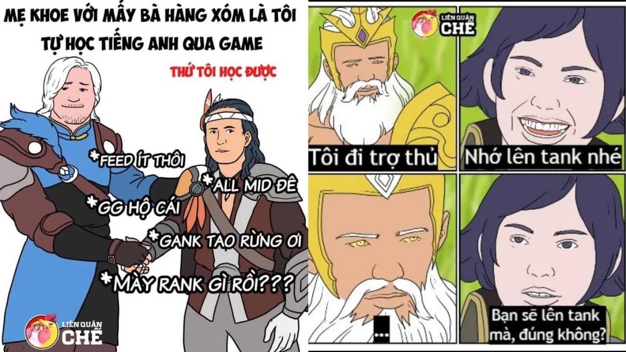 Hình meme Liên Quân mobile vui