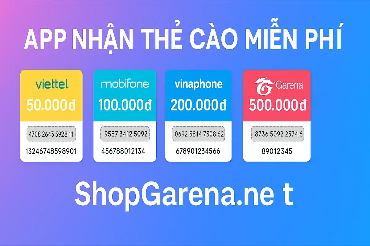 Thẻ Cào Miễn Phí