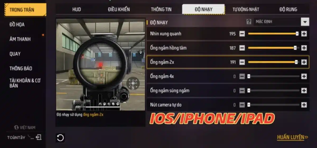 Độ Nhạy Điện Thoại OB52 Chuẩn Nhất IPHONE full đỏ